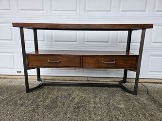 Havertys Urban Crossroads Sideboard / Console Table Industrial Style