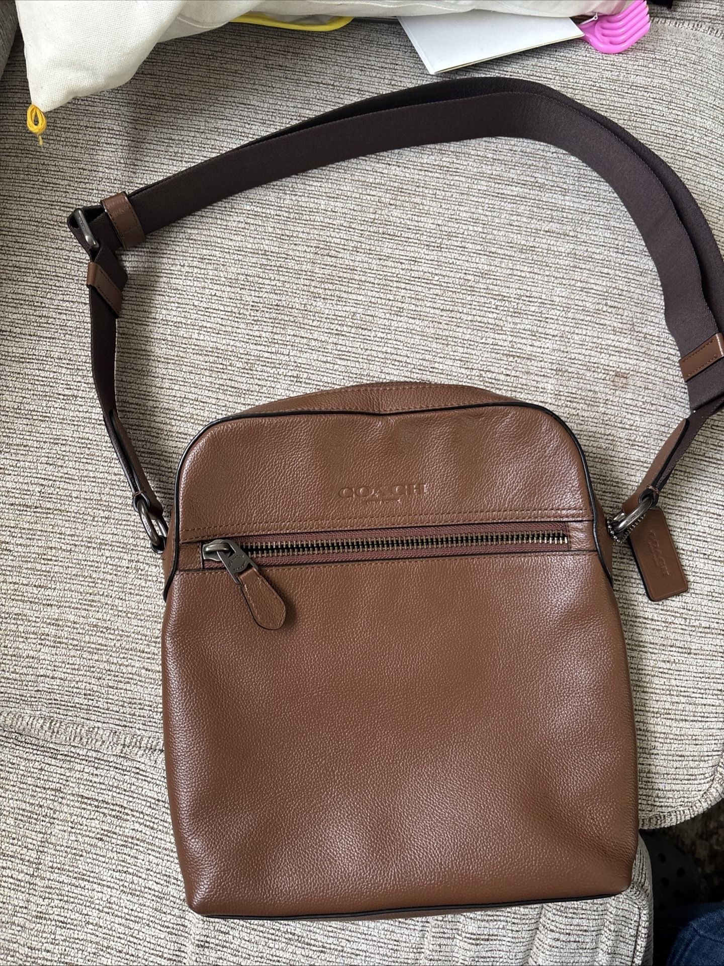 Coach leather Messenger Bag