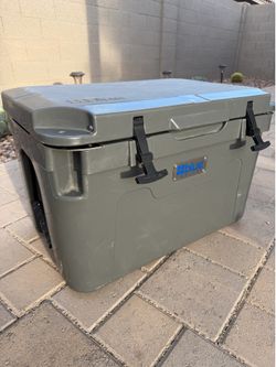 Blue 55Qt rotomolded cooler