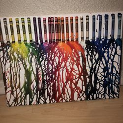 Crayon Melt Canvas 