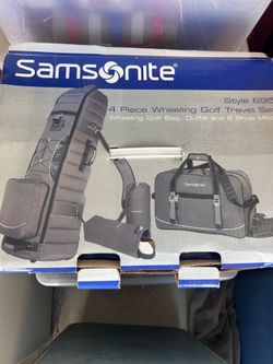 Samsonite Four Piece Wheeling Golf Travel Set