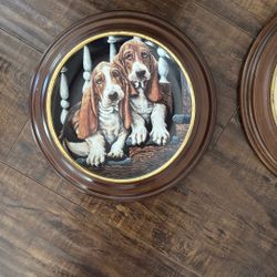 Antique Dog Painting 