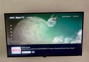 Open box used less than 4 months Onn. 43" Class 4K UHD (2160P) LED Roku Smart TV HDR.
