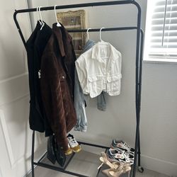Clothes Rack Double Bars