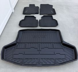 2025-2026 Honda Civic Hybrid All Season Floor Mats and 2022-2026 Trunk Tray