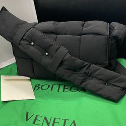 Bottega, Veneta Cassette Intrecciato Paper Nylon Messenger Bag