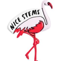TwelveNYC Celebrate Shop Extra-Large Flamingo Handbag Sticker Patch