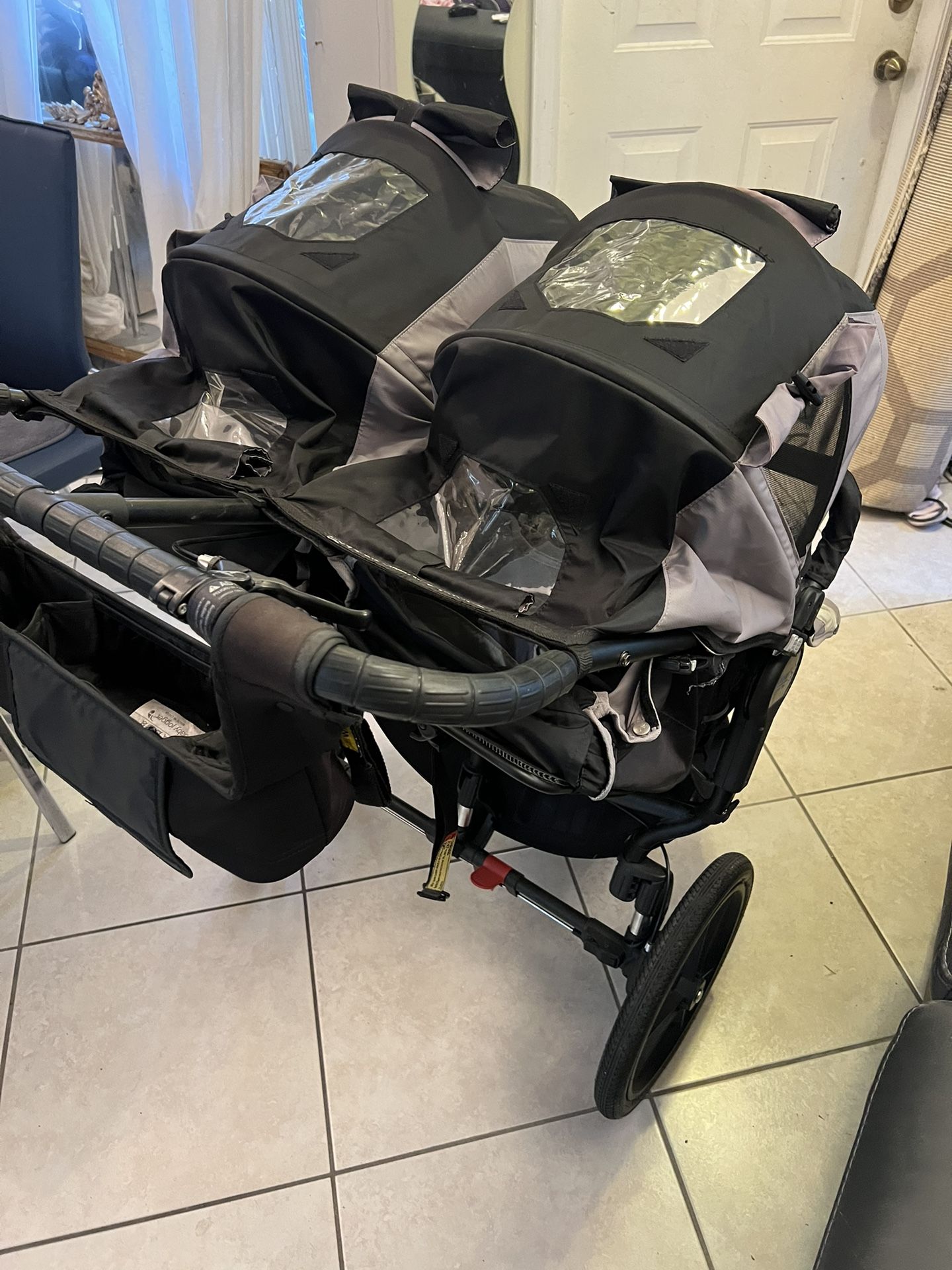 Baby Jogger Summit X3 Double Jogging Stroller.