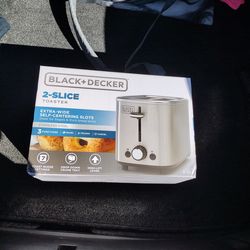 Black and Decker 2 slice Toaster