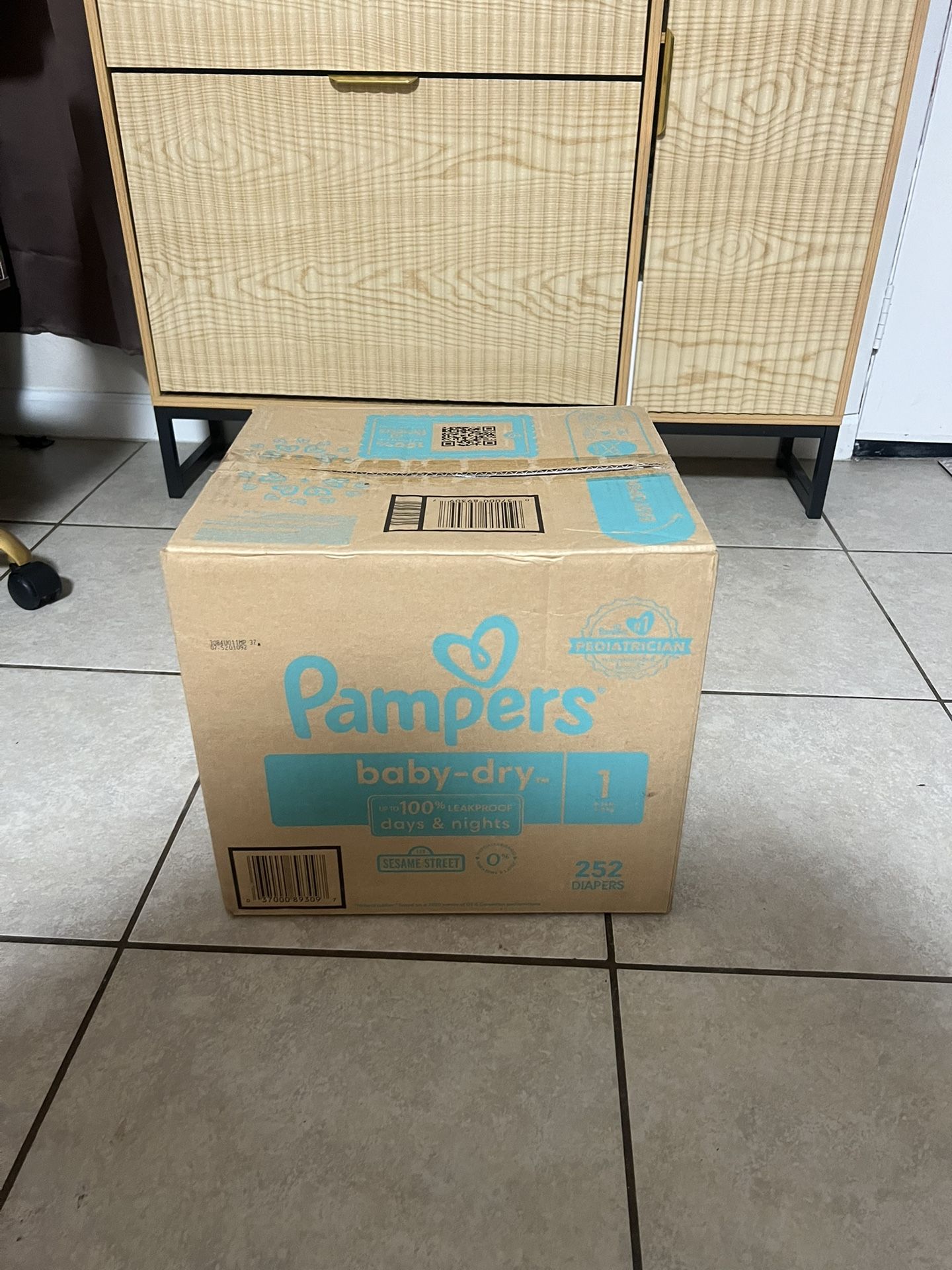 Pampers Dry Baby Size 1 252 Ct