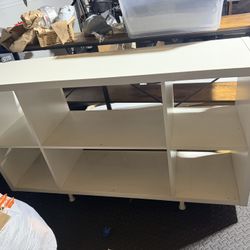 White Table Sidebar Desk Organizer 