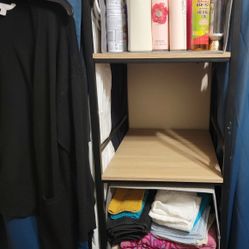 Standing Closet with shelves