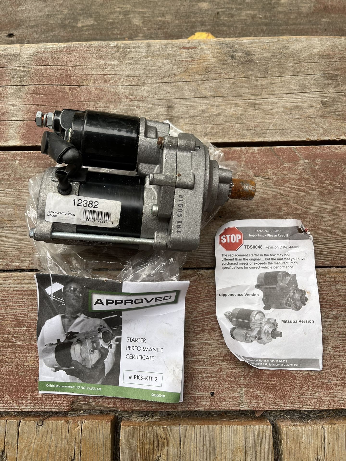Honda Accord 1(contact info removed) Quality-Built 12382 Remanufactured Starter
