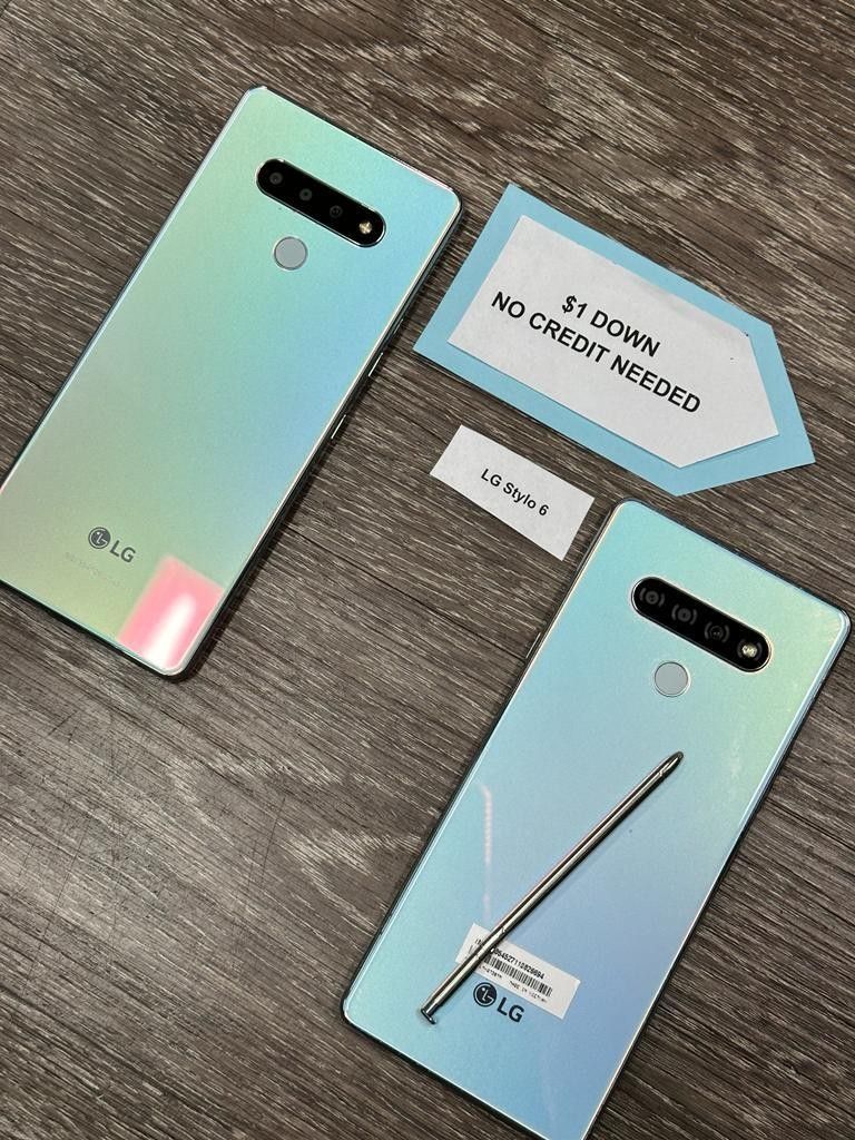 LG Stylo 6 -PAYMENTS AVAILABLE FOR AS LOW AS $1 DOWN - NO CREDIT NEEDED