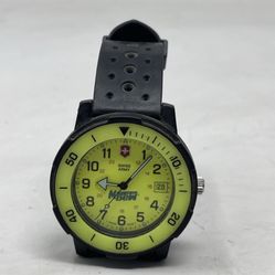Very Rare Swiss Army Mountain Dew Limited Edition Yellow Andre Agassi Striker II