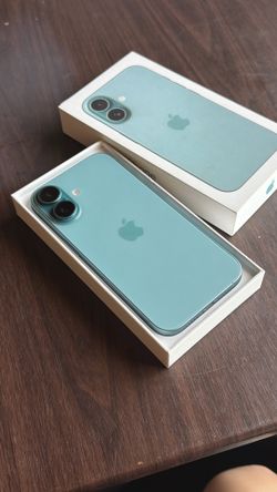 iPhone 16 128GB - Teal/Blue - Excellent Condition