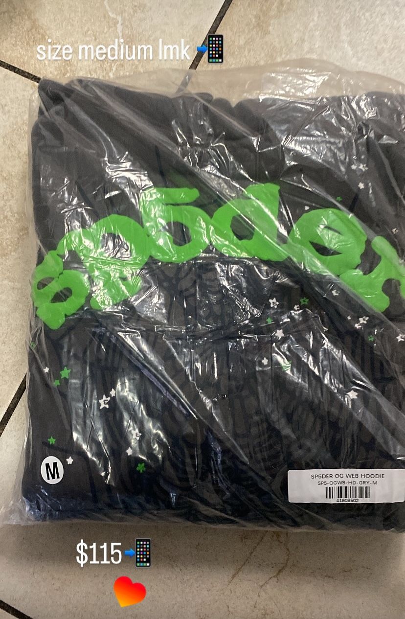 Spider Hoodies All Size Medium 