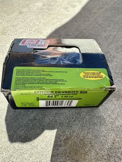 Exterior Galvanized 6D 2” Nails 1 Lb Box