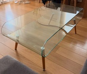 Mesa de cristal nueva