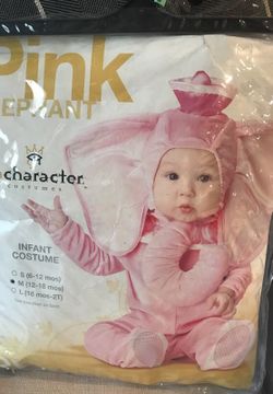 Pink elephant costume