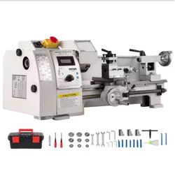 BRAND NEW IN CRATE Shop SKYSHALO 8 in. x 14 in. Compact Metal Lathe, Adjustable Speed 2250 RPM, 650W Power, Precision Lathe for Metalworking and Craft