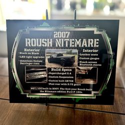 Custom Metal Classic Car Show Sign 11”x14”