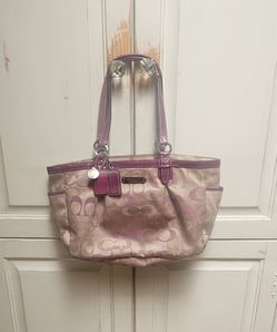 Y2k Coach Optic Signature Bag
