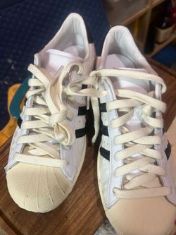 adidas Superstar Vintage Classic Shell Toe 'White Black' / JH5709 / Women's 8