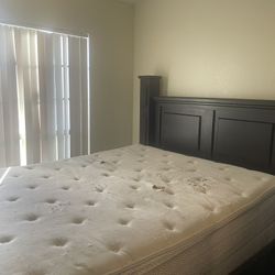 Free Queen Bed frame - Must Take Mattress And Box Spring