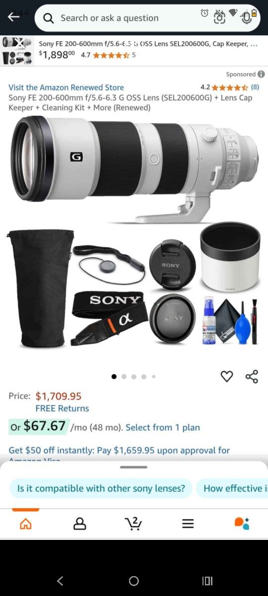 Sony Lens