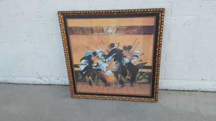 Gold Picture Frame - $20 - You can take out picture in it and replace with your own picture - $20