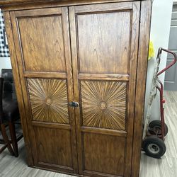 Cindy Crawford Solid Wood  Armoire 