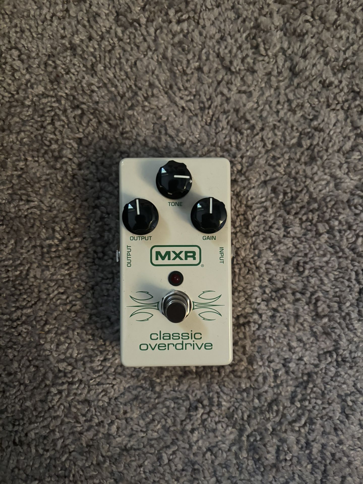 MXR Classic overdrive guitar effects pedal