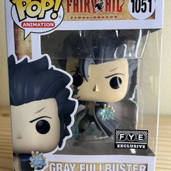 “Fairy Tail” Gray Fullbuster Funko Pop! Exclusive