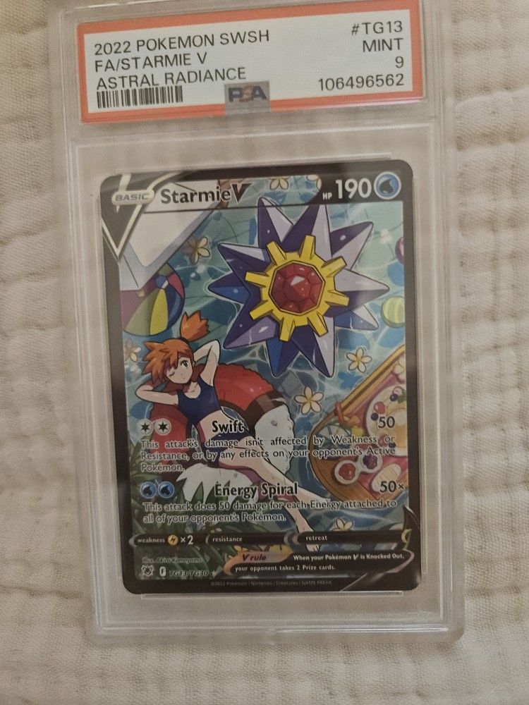 Starmie V PSA 9 Pokémon Card Astral Radiance