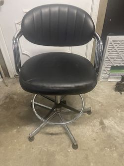 Black & Chrome Chair