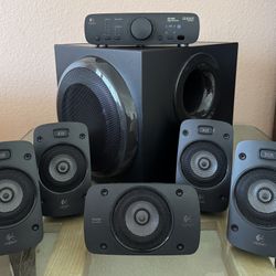 Logitech Z906 Theater Quality Surround Sound System, Thx, Dolby, Dts Certified, Compare To Online Prices Starting At $400 And Up