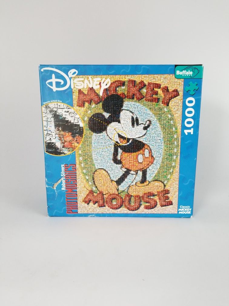 Disney Photomosaics Jigsaw Puzzle Classic Mickey Mouse 1000 Piece Puzzle Buffalo