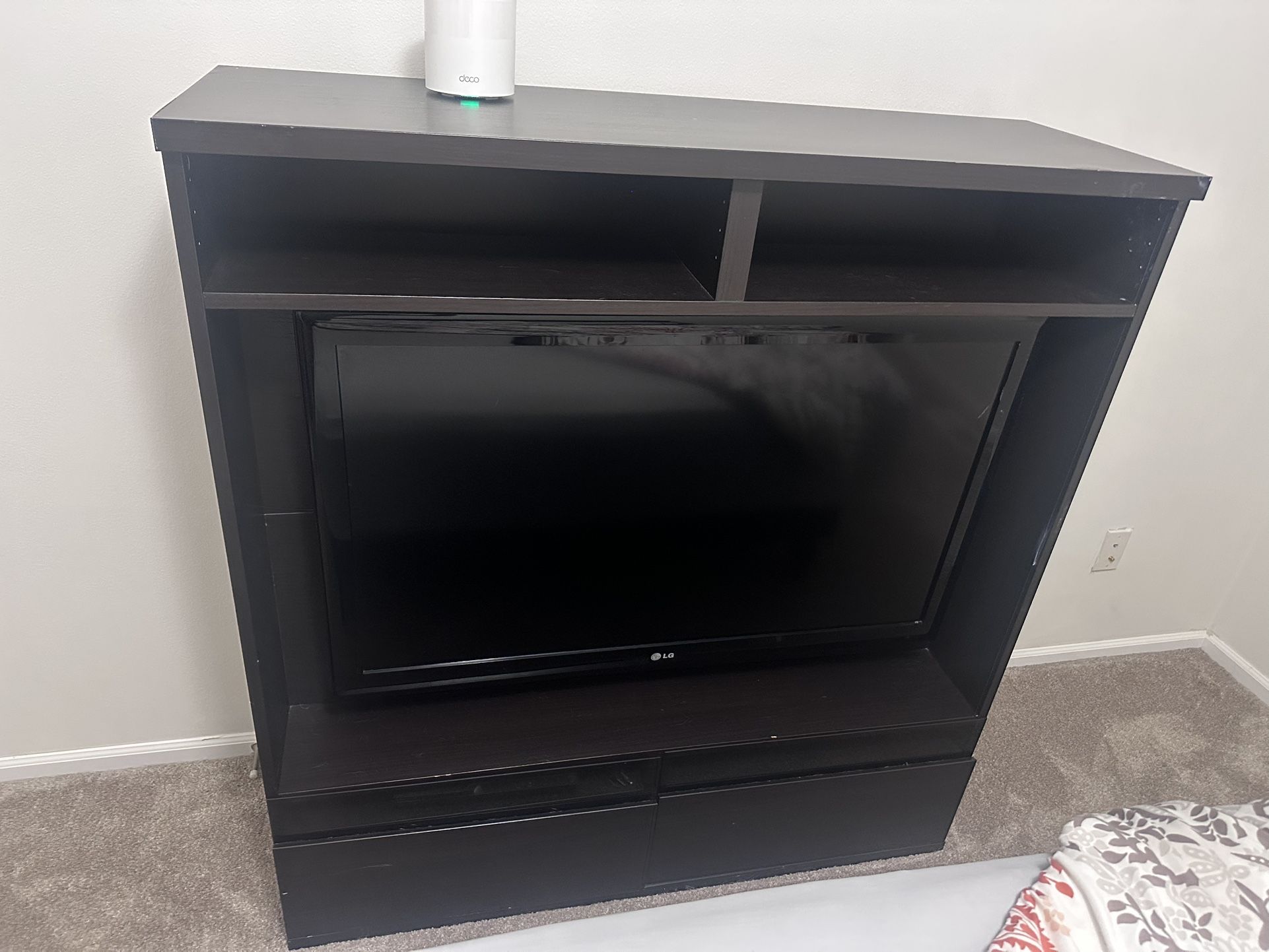 LG LCD 42” Tv With Stand