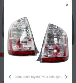 New tail lights for 2006-2009 Toyota Prius $120

Luces traseras para Toyota prius del 2006 al 2009 nuevas $120