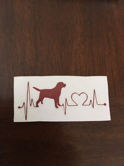 Lab love vinyl decal