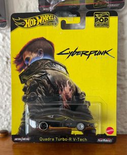 Hot Wheels Premium Cyberpunk Quadra Turbo-R V-Tech