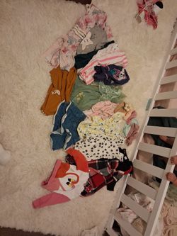 Baby Girl Clothes And Headbands 3-9 Months