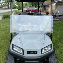 Club Car Tempo 2021 LED Headlights & Taillights Turn Signals Break Lights Ect Custom Front Seat 4 Pass Bi-fold Windshield 