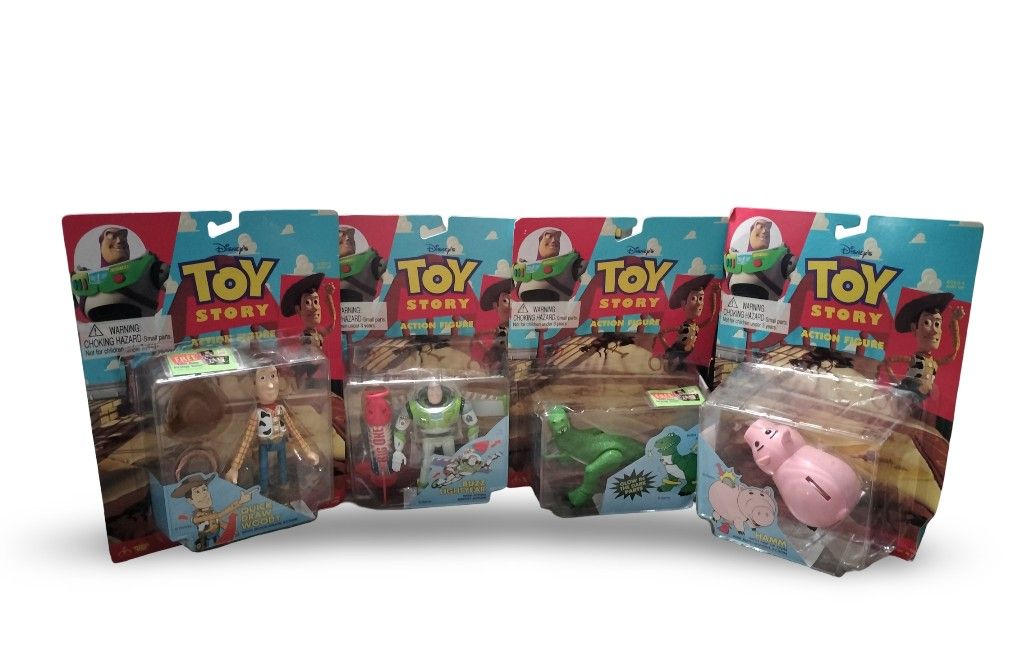Vintage 1995 Toy Story Action Figures