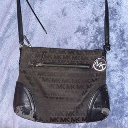 (DAMAGED) Leather MICHAEL KORS FALLON Tote Bag