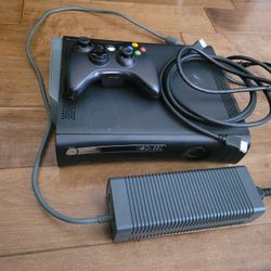  Xbox 360 (Jasper) Black With 60GB HDD And Controller | TESTED