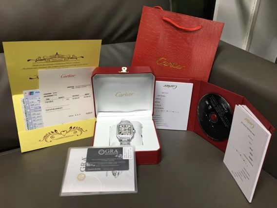 VVS Cartier Moissanite Watch