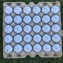 30 Golf ⛳️ Balls Taylor Made Tp5 