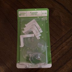 New Pack Of 4 Candle Clamps